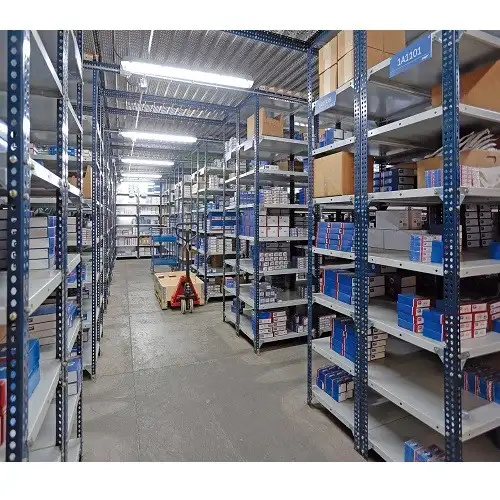 Leading Slotted Angle Rack Man..