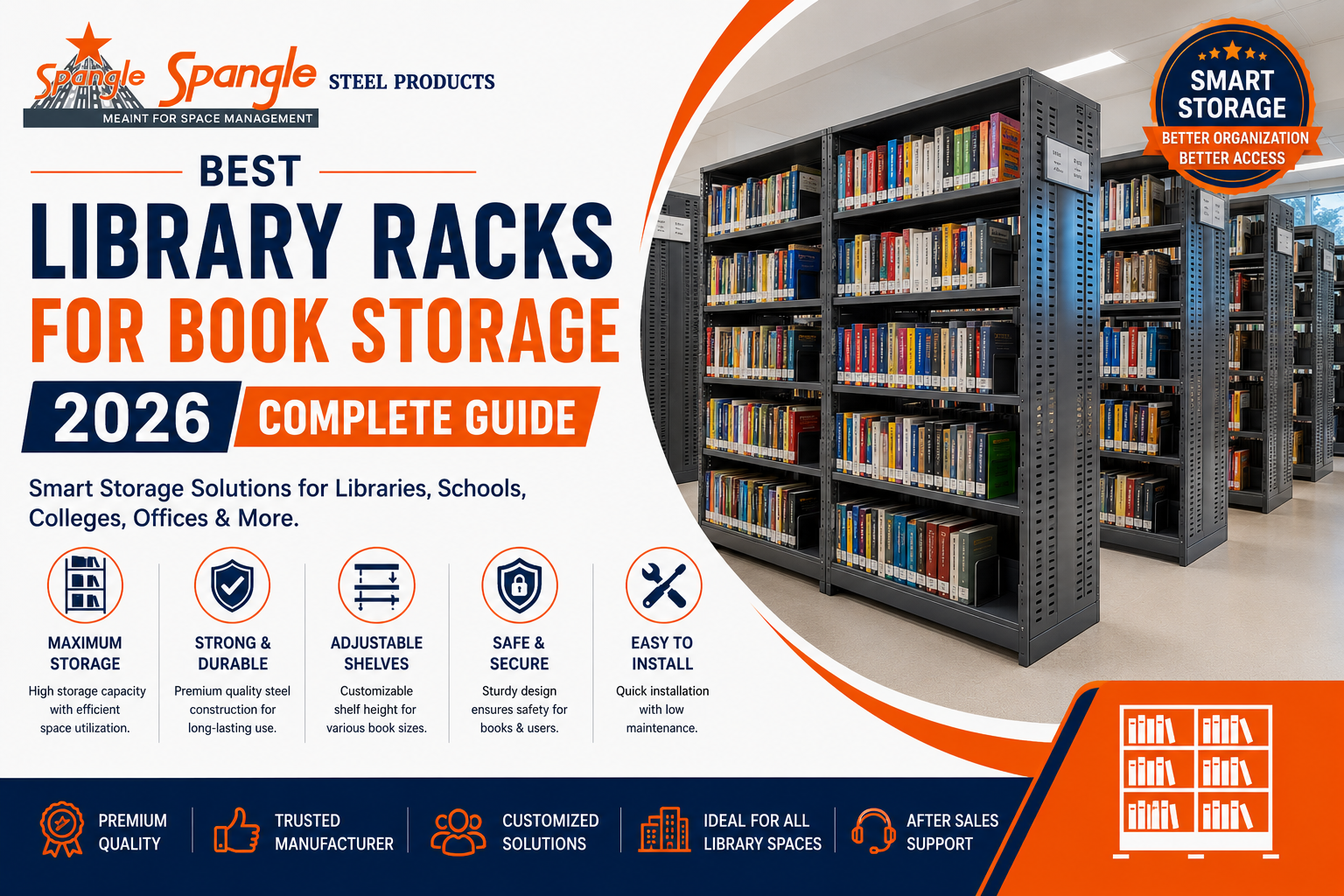 Best Library Racks for Book St..